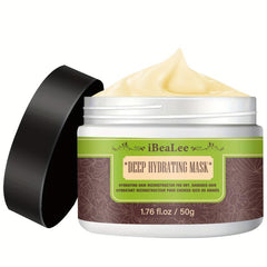Deep Hydrating Hair Mask Collagen Biotin Argan Strengthening Masque