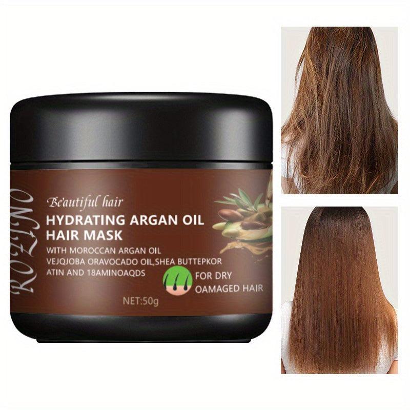 Hydrating Argan Hair Mask for Repairing Dry and Damaged Hair