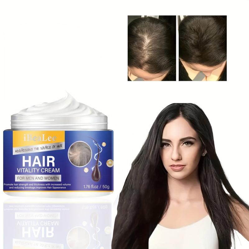 Hydrating Hair Cream with Keratin and Biotin for Frizzy Hair