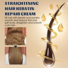 Keratin Smooth Hair Care Cream Repairing Dry Damaged Hair Mask