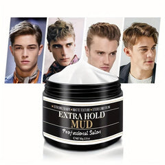 Hair Styling Mud Salon Barber Clay Strong Hold Wax