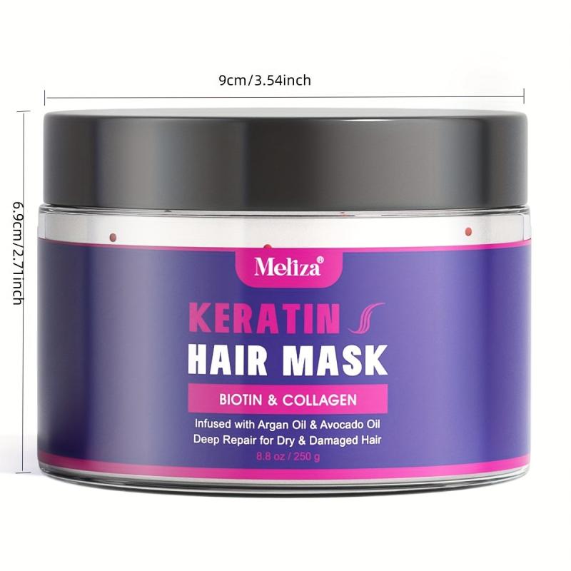 Keratin Biotin Collagen Hair Mask Deep Conditioning for Dry & Damaged Hair
