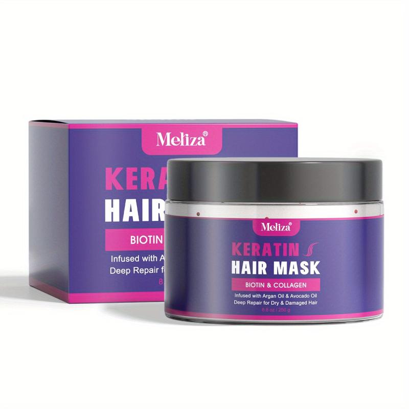 Keratin Biotin Collagen Hair Mask Deep Conditioning for Dry & Damaged Hair