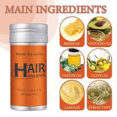 Hair Styling Wax Stick With Comb Set Non Greasy Hair Styling Products