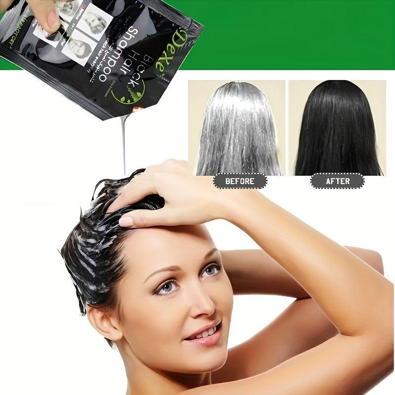 5 Min Quick Hair Dye Shampoo Cream Natural Plant-Based Women Men