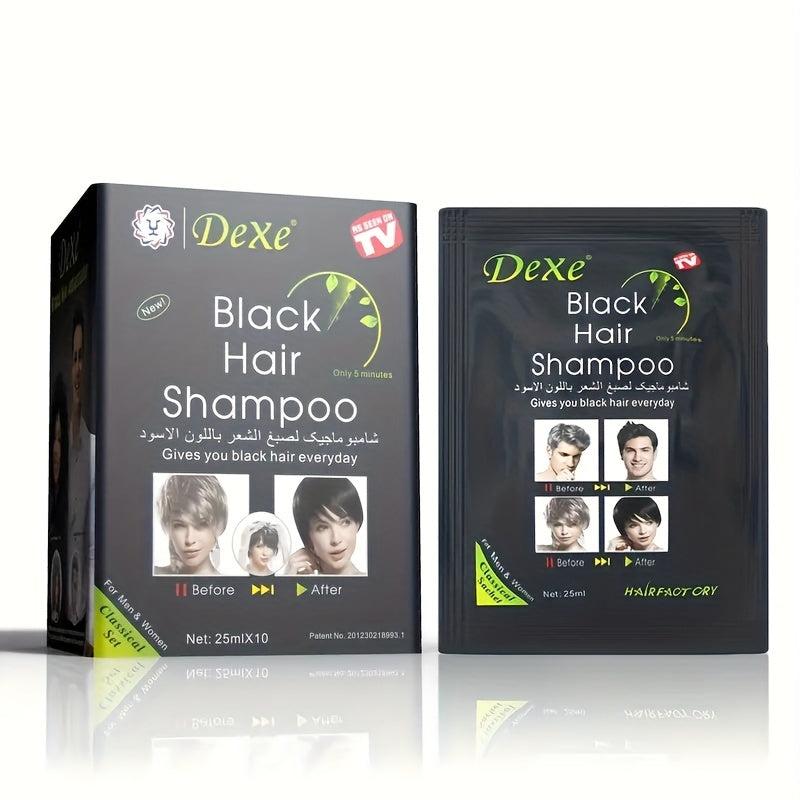 5 Min Quick Hair Dye Shampoo Cream Natural Plant-Based Women Men