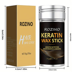 Keratin Hair Wax Stick Smoothing Frizz Broken Hair Styling Cream