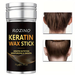 Keratin Hair Wax Stick Smoothing Frizz Broken Hair Styling Cream