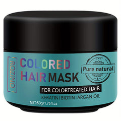 Colored Hair Mask Natural Hair Mask Keratin Biotin Argan Repairs Dry Hair