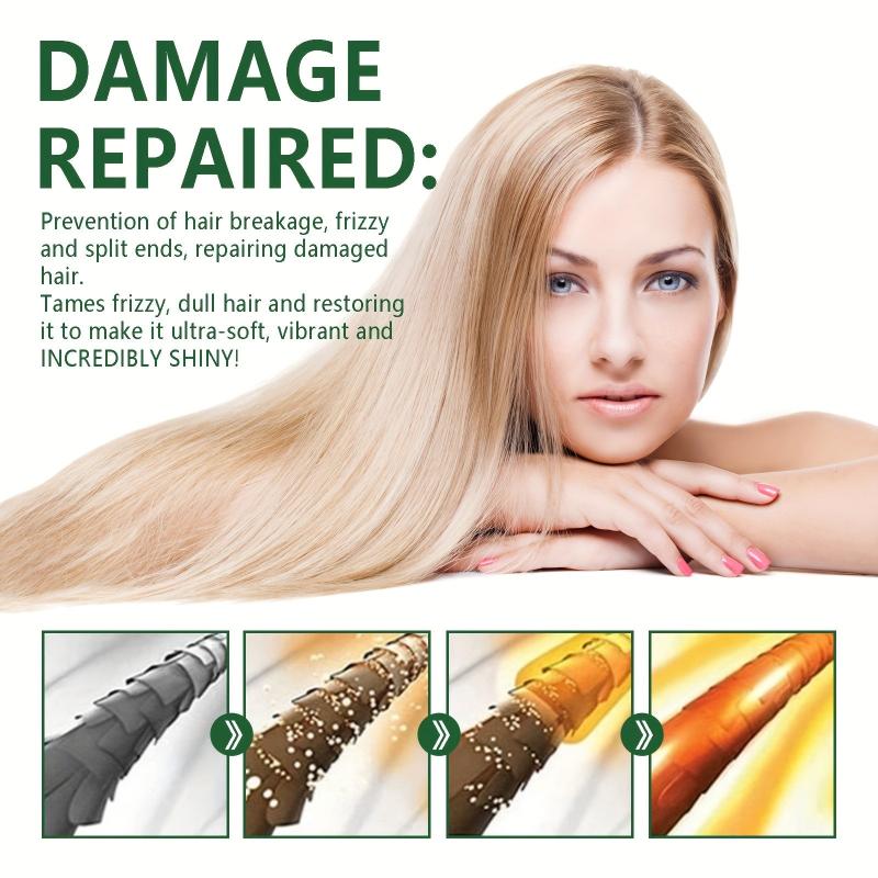 Keratin Hair Mask Moisturizes and Repairs Damaged Dry Hair