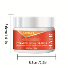 Hydrating Argan Hair Mask Extra Hydrating & Softening Anti Frizz Hair Care Cream