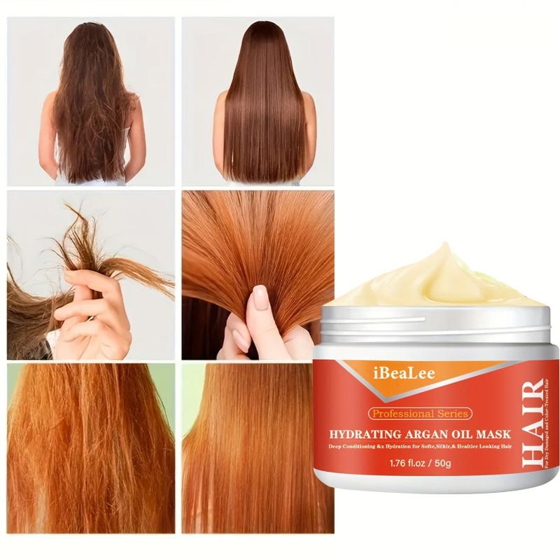 Hydrating Argan Hair Mask Extra Hydrating & Softening Anti Frizz Hair Care Cream