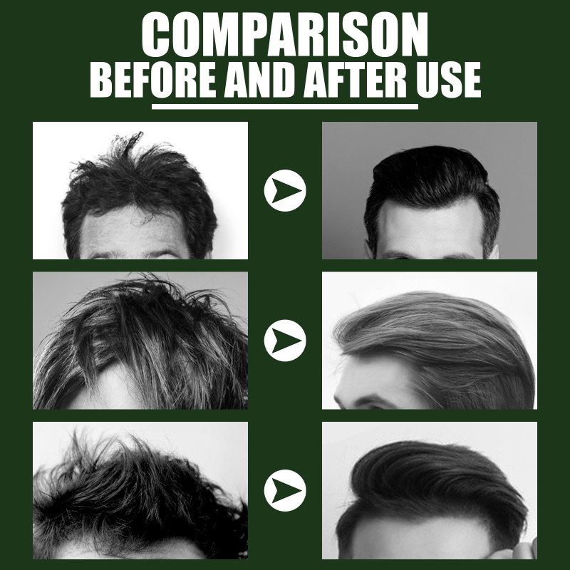 Men's Anti Frizz Styling Cream for Natural Fluffy Hair