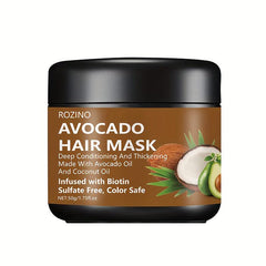Avocado Coconut Hair Mask Repair Split Ends Smooth Hair Care
