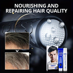 60ml 2pcs Hair Dye Cream Halloween Temporary Hair Paste Cream For Men