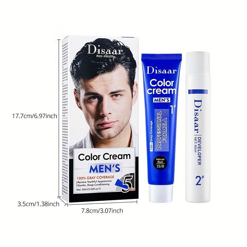 60ml 2pcs Hair Dye Cream Halloween Temporary Hair Paste Cream For Men