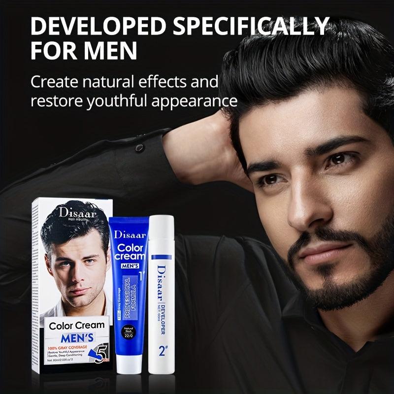60ml 2pcs Hair Dye Cream Halloween Temporary Hair Paste Cream For Men