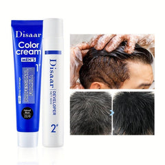 60ml 2pcs Hair Dye Cream Halloween Temporary Hair Paste Cream For Men