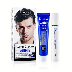 60ml 2pcs Hair Dye Cream Halloween Temporary Hair Paste Cream For Men