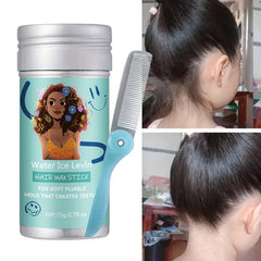 Hair Wax Stick Hair Care Anti Restlessness Hair Styling Wax Comb Set