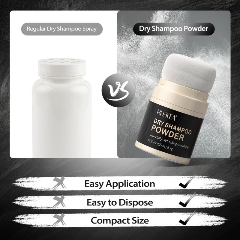 Vegan Dry Shampoo Powder for Fuller Looking Hair