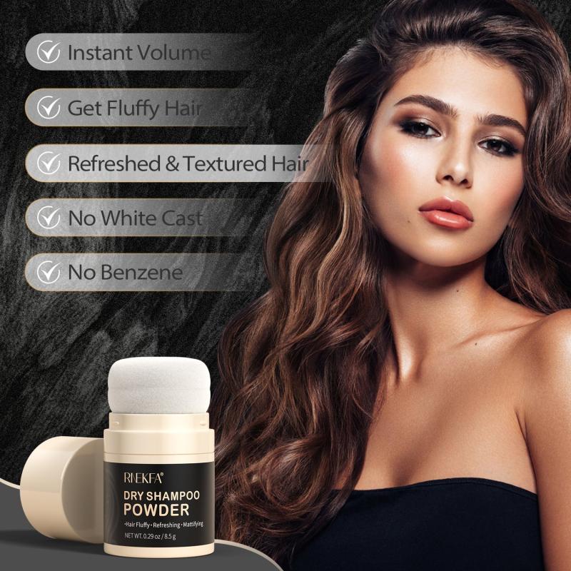 Vegan Dry Shampoo Powder for Fuller Looking Hair
