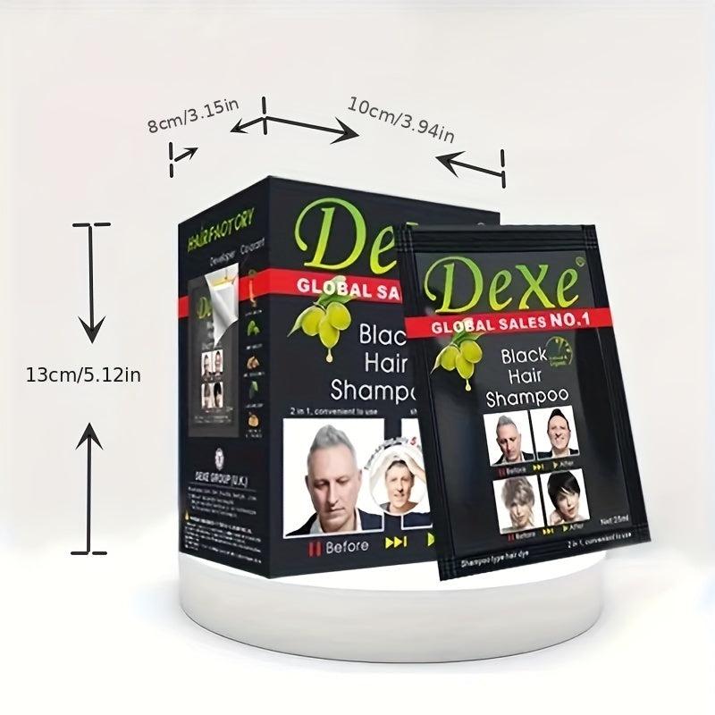 25ml Hair Shampoo Natural Plant Hair Dye Cream for Gray Hair Coverage