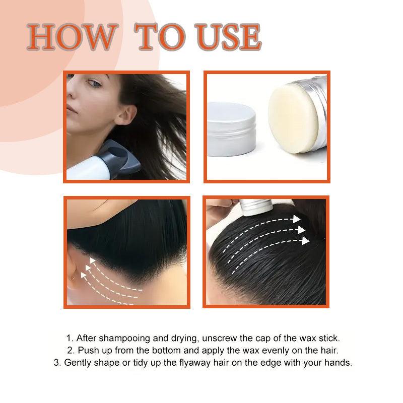 Hair Wax Stick Long Lasting Styling Wax Stick For Fly Away & Edge Frizz Hair