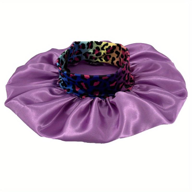 Colorful Leopard Print Wide Band Elastic Headband