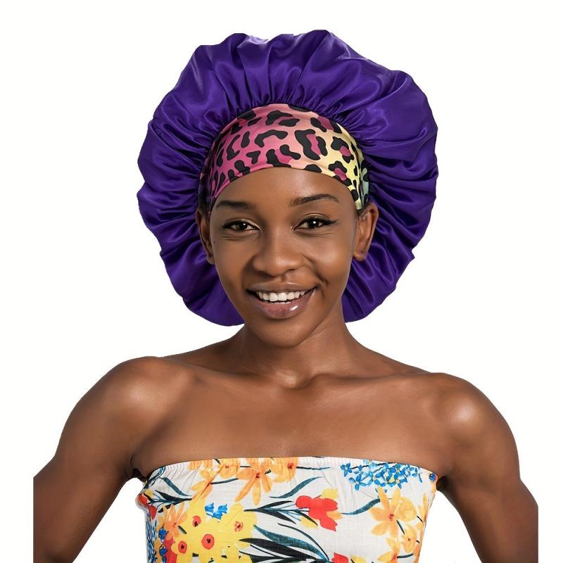 Colorful Leopard Print Wide Band Elastic Headband
