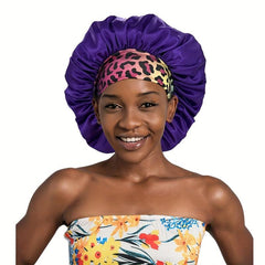 Colorful Leopard Print Wide Band Elastic Headband