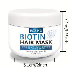 Biotin Hair Mask Plant Extracts Moroccan Argan Hair Care Mask All Hair Types