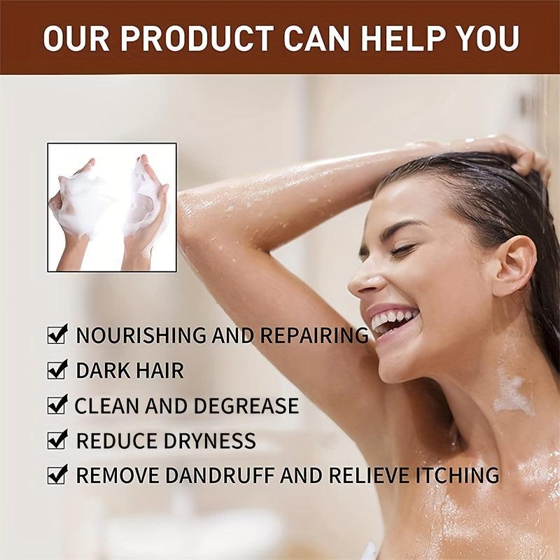Rice Water Bath Soap Shampoo Cake Silicone Control Refreshing Hair