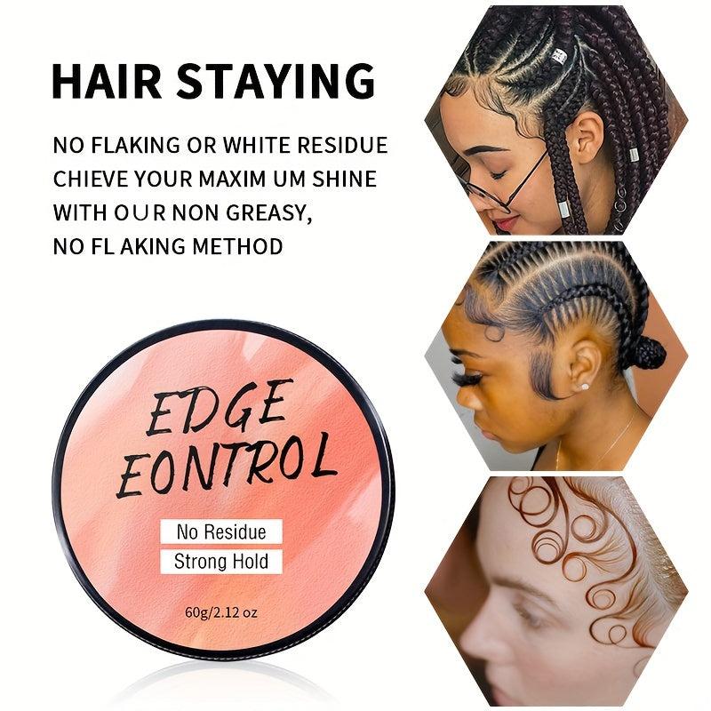 60g Hair Wax Sideburns Styling Strong Hold Edge Control Cream