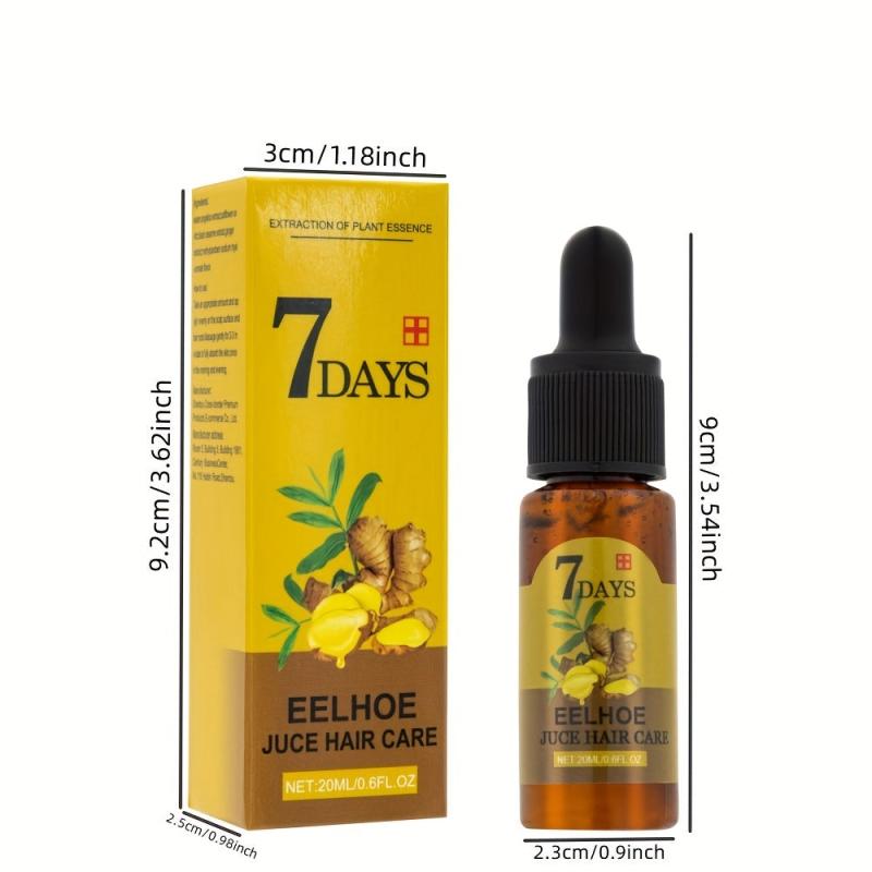 Ginger Hair Serum 7 Days Strong Hair Care Men Women