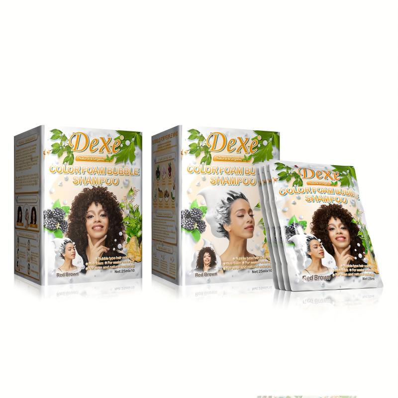 10pcs Box Halloween Hair Dye Cream Semi permanent Foam Hair Dye Shampoo
