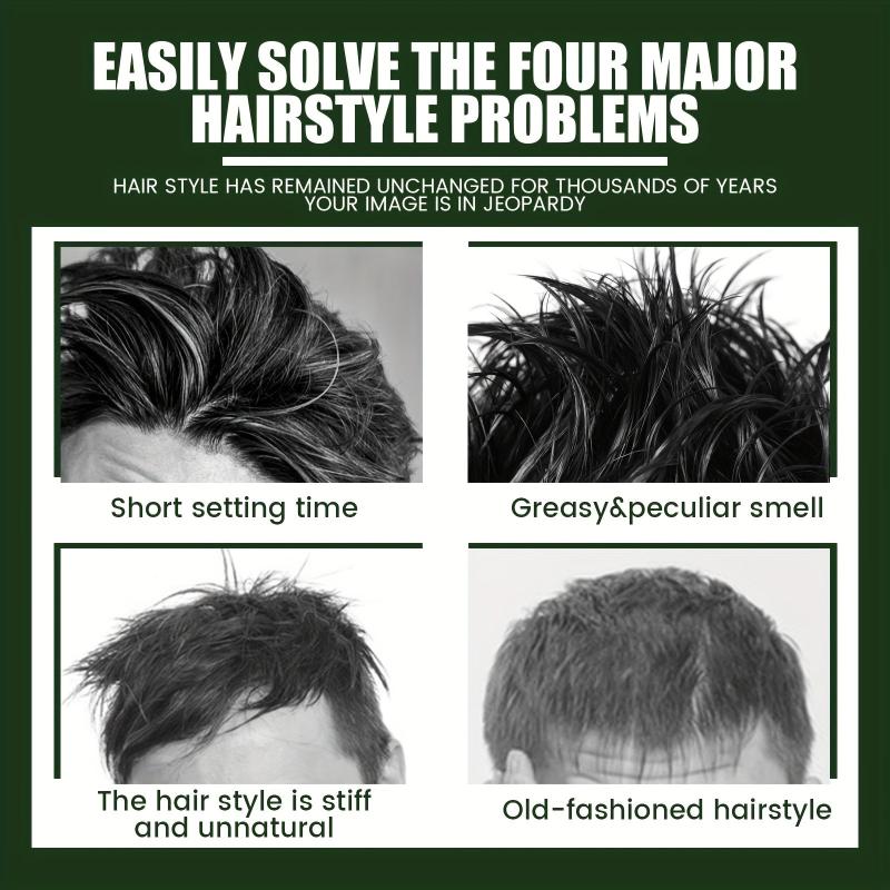 Men's Anti Frizz Hair Styling Cream for Broken Hair Care