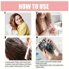 Coconut Bomb Hair Mask Repair Dry Damaged Hair