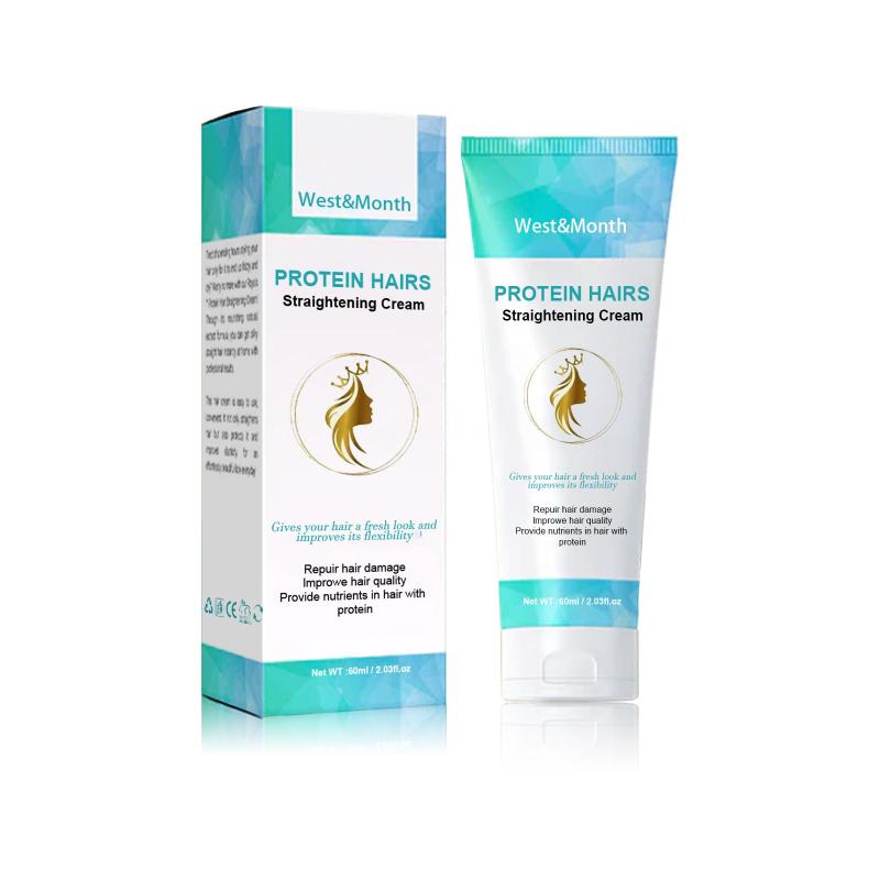 60ml Protein Straight Hair Cream Repair Damaged Dry Hair
