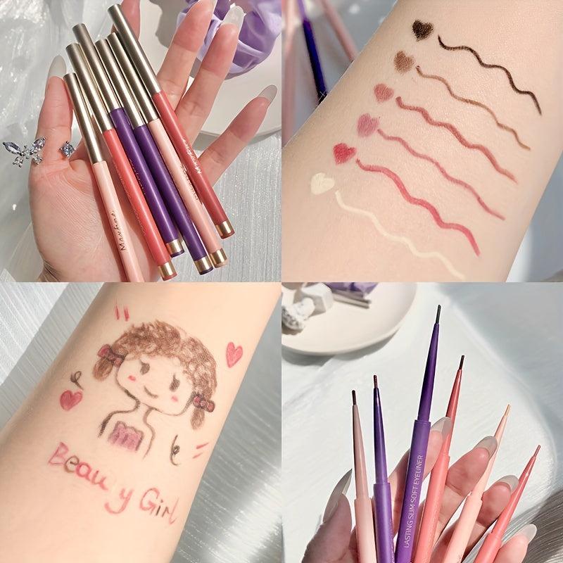 Colorful Eyeliner Gel Pen Smudge Proof Waterproof Pen 3 Colors