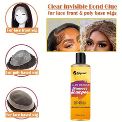 Glue Residue Remover Shampoo Quick Removal All Residual Hair Adhesive