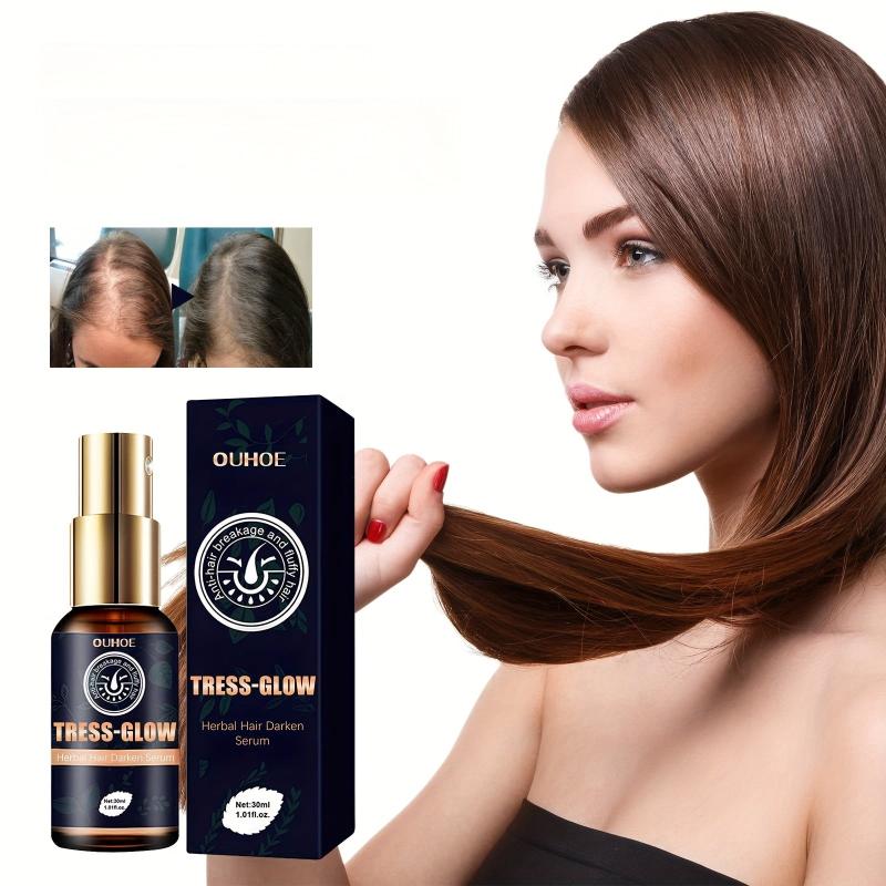 Herbal Hair Darken Serum Moisturizes and Strengthens Hair