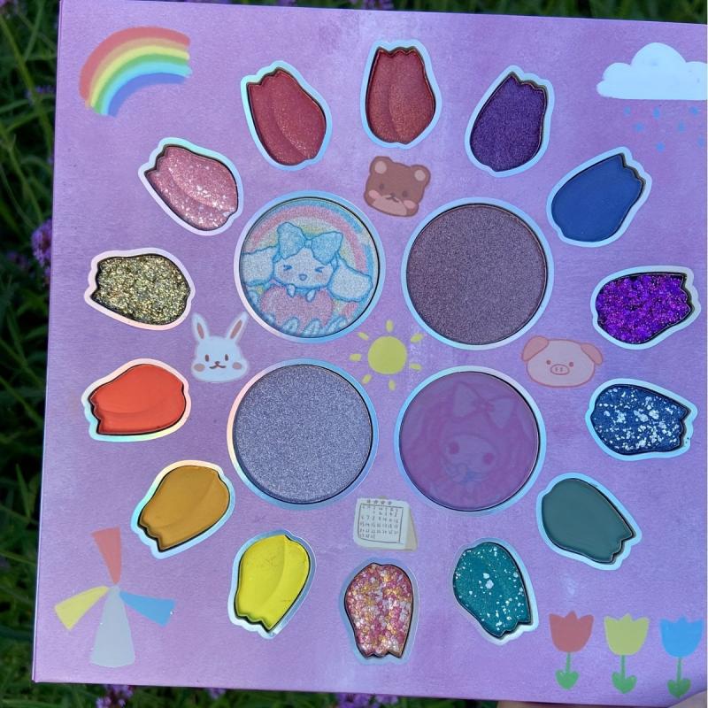 Halloween 46 Colors Eyeshadow Palette Face Painting Makeup Eyeshadow