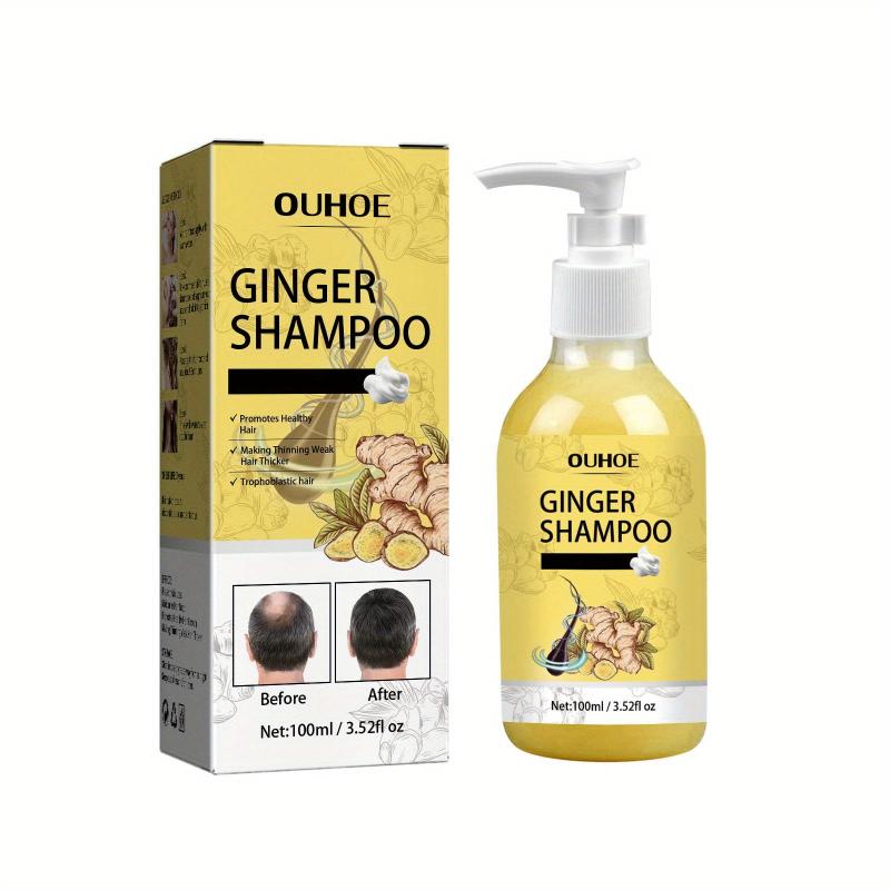 Ginger Hair Shampoo Natural Hair Care Conditioner Fluffy Hair Suitable All Types