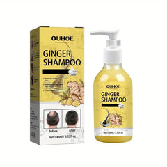 Ginger Hair Shampoo Natural Hair Care Conditioner Fluffy Hair Suitable All Types