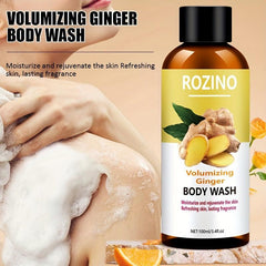 Ginger Wash & Protect Set: Cleansing Hair & Scalp, Deeply Moisturizes Skin