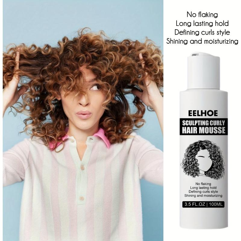 100ml 2pcs Curly Hair Styling Cream Mousse for Soft Curls