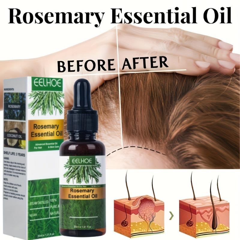 30ml 2pcs 7 Days Hair Serum With Rosemary & Ginger Revitalizes Hair Root To Tip
