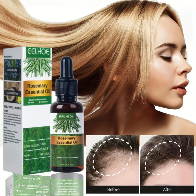 30ml 2pcs 7 Days Hair Serum With Rosemary & Ginger Revitalizes Hair Root To Tip