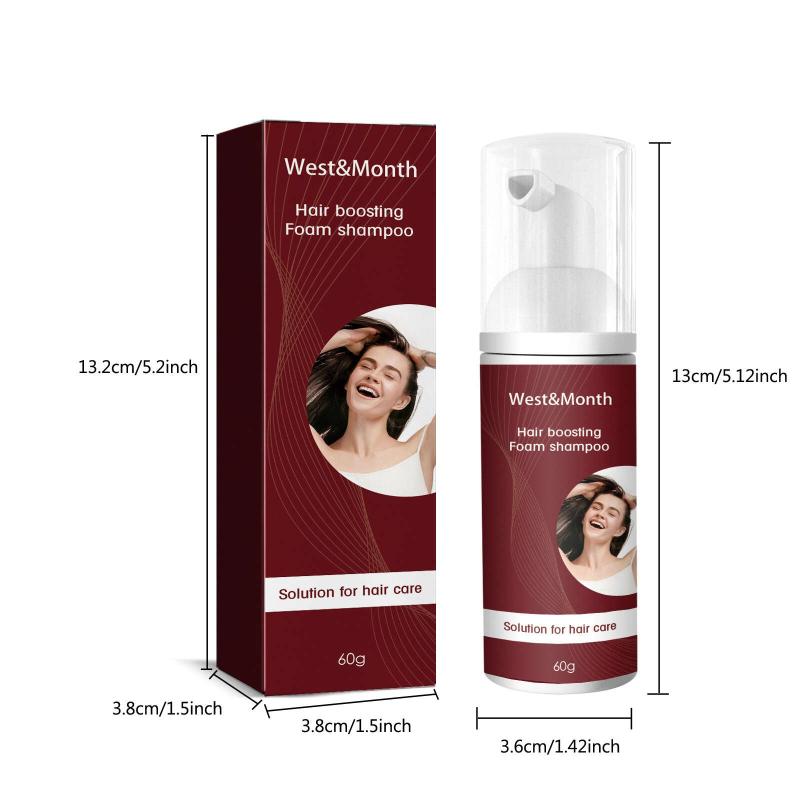 Hair Boosting Foam Shampoo Softens Hair Repairs Split Ends